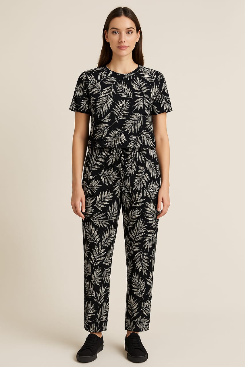 Ladies top bottom set